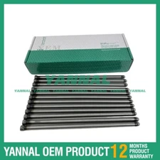 12X New DE08 Valve Push Rod mm For Doosan Daewoo excavator engine