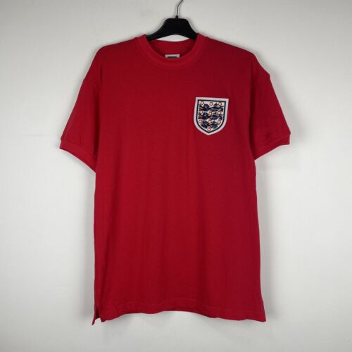 England World Cup 1970 Away Score Draw Retro Shirt Soccer Jersey Adult size M - Picture 1 of 8