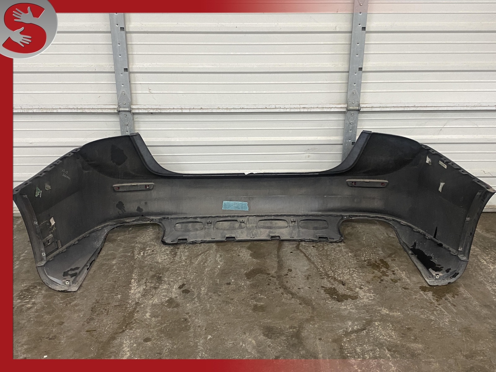 14-17 Maserati Ghibli S Rear Bumper Cover Assembly Black Oem