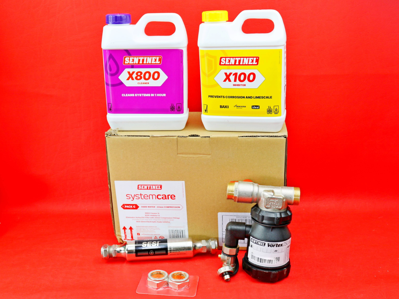 Sentinel Systemcare Pack C SESI, Vortex 250, X100, X800 Bundle Pack