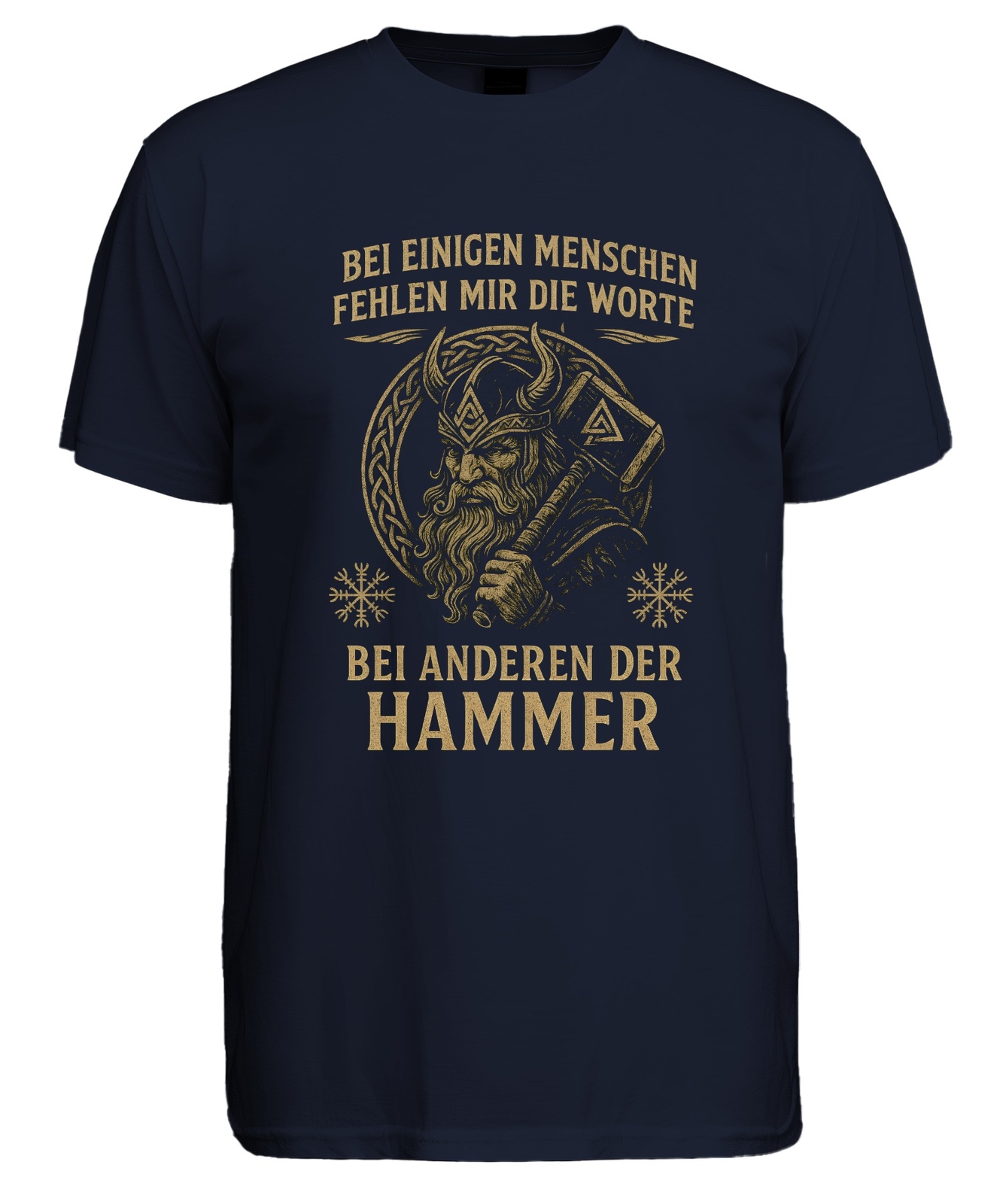 ALTRA Mi mancano le parole agli altri il martello vichingo Thor Mjölnir maglietta uomo