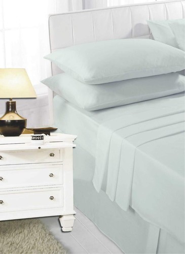 2 X Pillow Case Pair Extra Large Luxury Polycotton 22 x 31 Fit Large Box Pillow - Picture 6 of 21