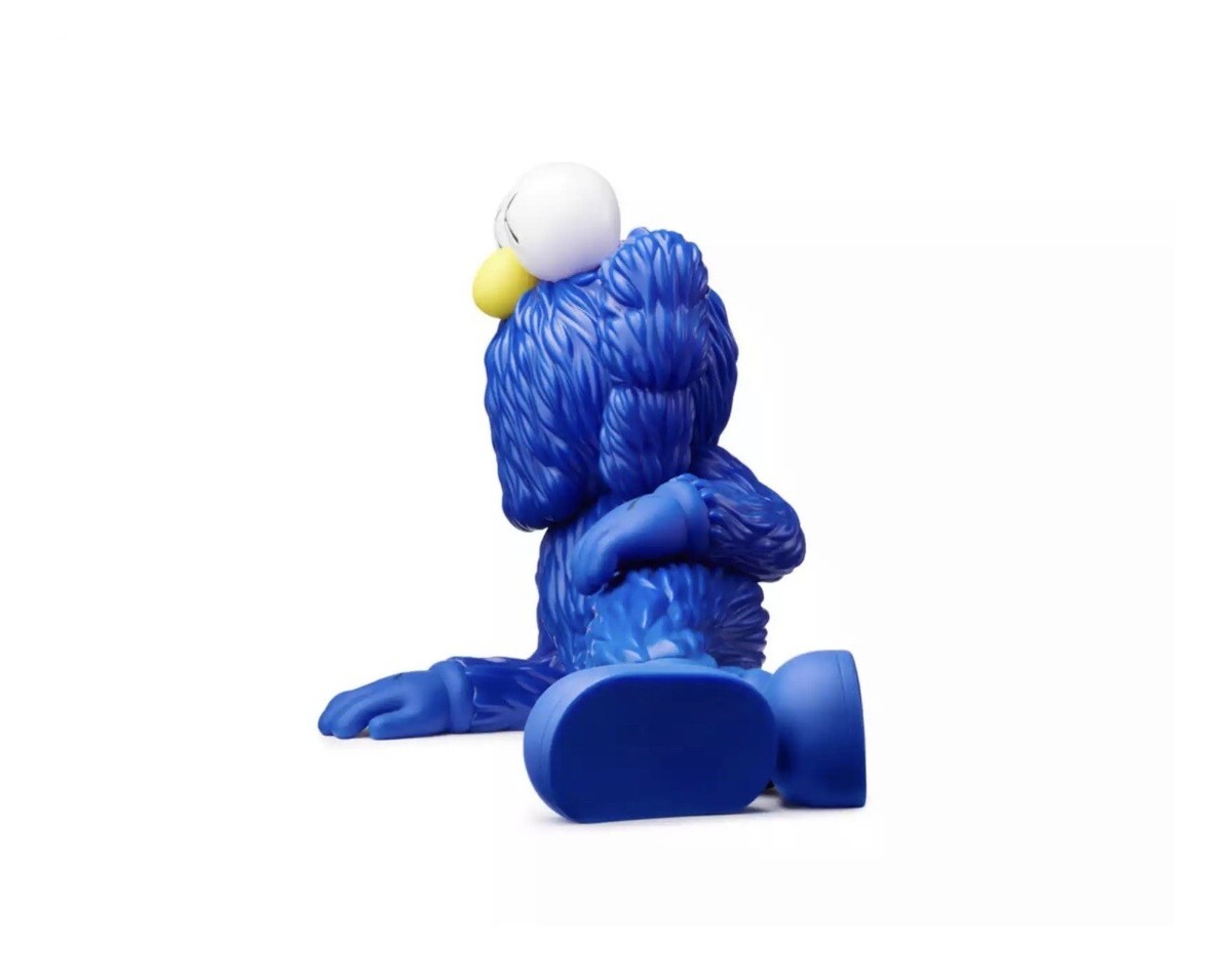 KAWS TIME OFF Vinyl Figure Blue 2023 Authentic BFF Companion - IN