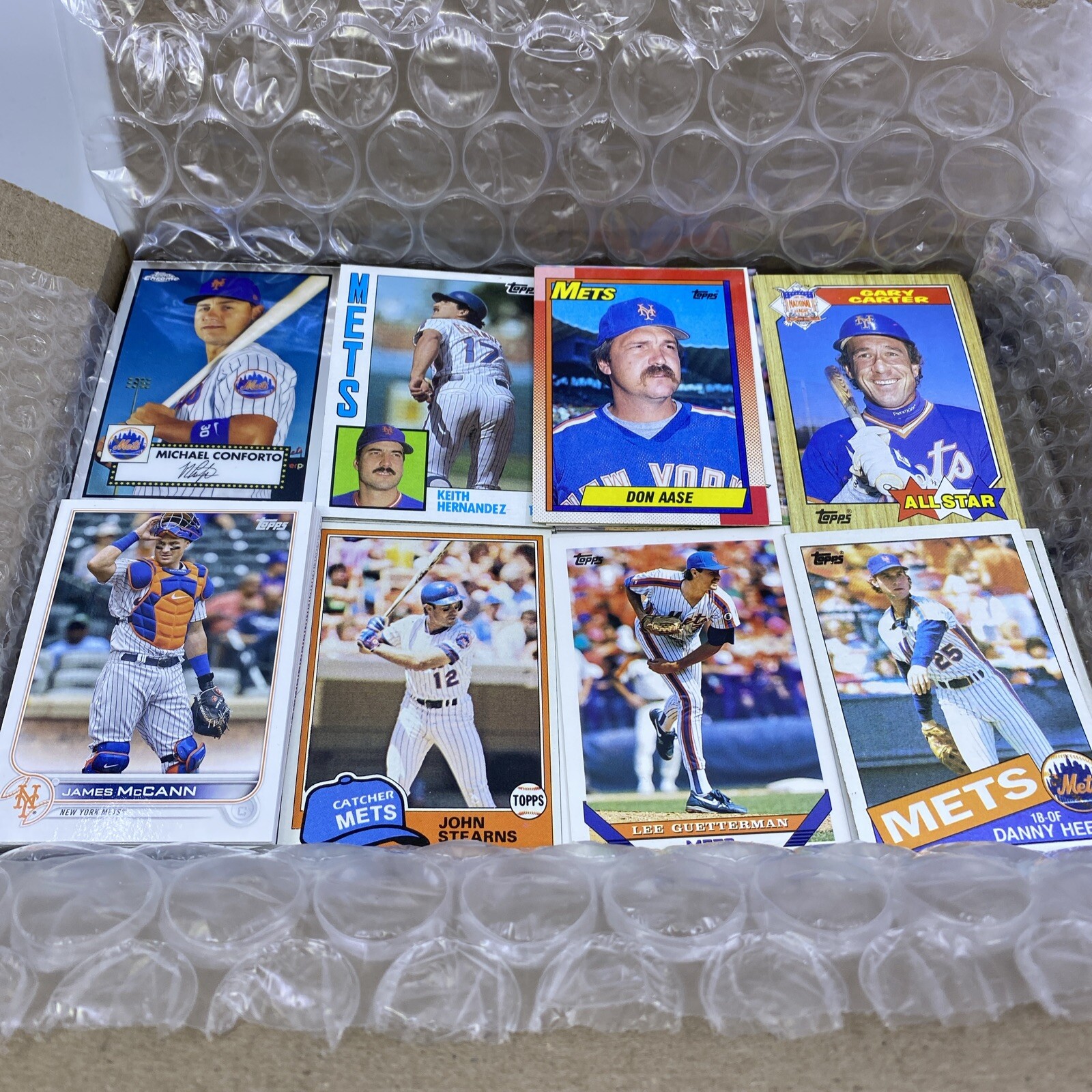 NY Mets Lot of 2300+ Cards 10+ LBS Bulk Baseball Cards New York Mets