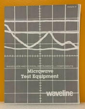 Waveline Inc. Microwave Test Equipment Catalog No. 37.