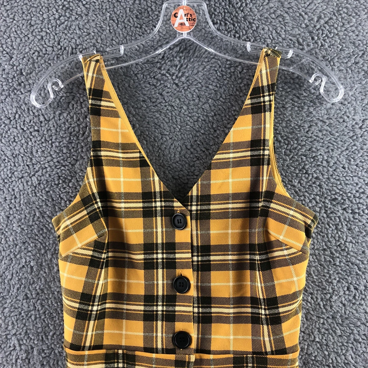 New look mustard pinafore clearance