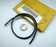 12"  NAVY AIRCRAFT CNT 4151-7-B NOS ELECT INSULATION SLEEVING .068" ID .100" OD 