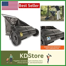 Professional-Grade 26" Lawn Sweeper - Adjustable Brush Height, Max. Efficiency