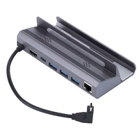 6 in 1 4K 60Hz Game Console Stand Base Docking Station for Steam Deck