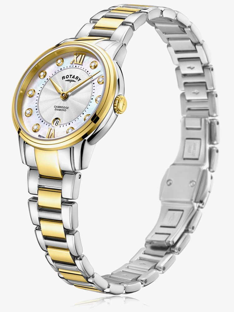 Rotary Ladies Cambridge Diamond Watch LB05426 07 D eBay