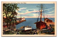 Typical Cape Cod Scene, Cape Cod, Massachusetts