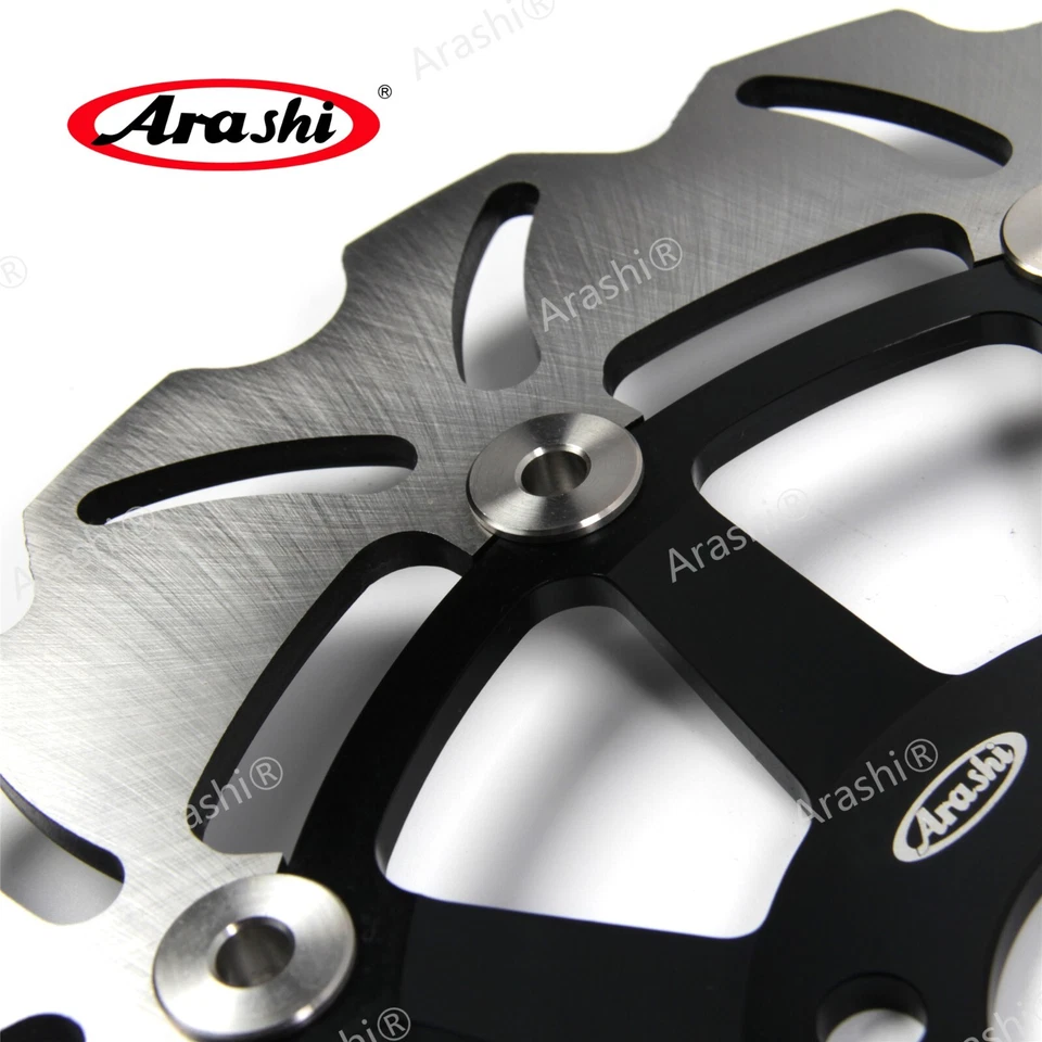 Rotor de disco de freno delantero trasero + pernos para Suzuki GSF BANDIT 400 1989-1996 GSF400 Foto 3 de 4