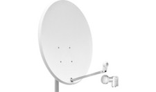 Anlage 80cm Spiegel  Twin LNB 0,1dB TOP  Satanlage
