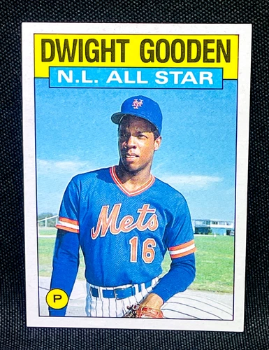 1986 Topps Baseball - DWIGHT GOODEN #709 - ALL-STAR  - NEW YORK METS