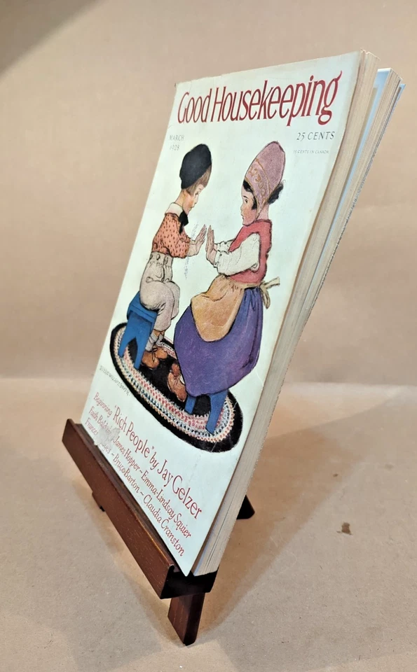 1928 March Good Housekeeping Magazine Jessie Wilcox Smith Nice Ads Very Good! — 第 3/4 张图片