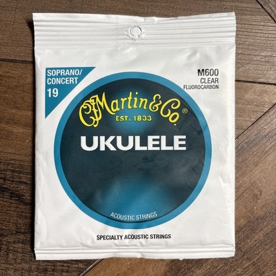 Martin Ukulele Strings M600 Clear Fluorocarbon Soprano/Concert 19