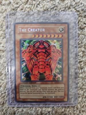 Yu-Gi-Oh the Creator EEN-ENSE2 Secret Rare Limited Edition LP Condition