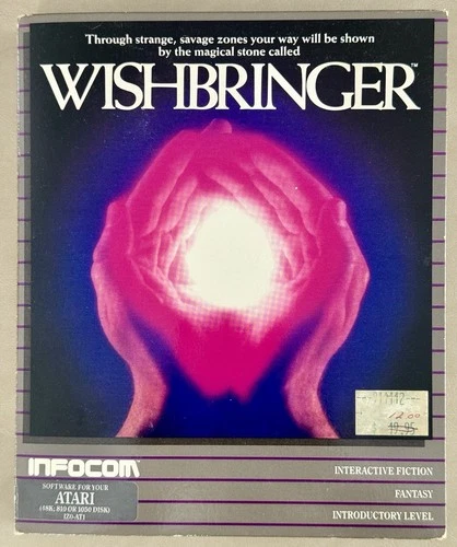 Infocom Wishbringer Atari 810 or 1050 Computer Game 1985 Software 5.25" Floppy