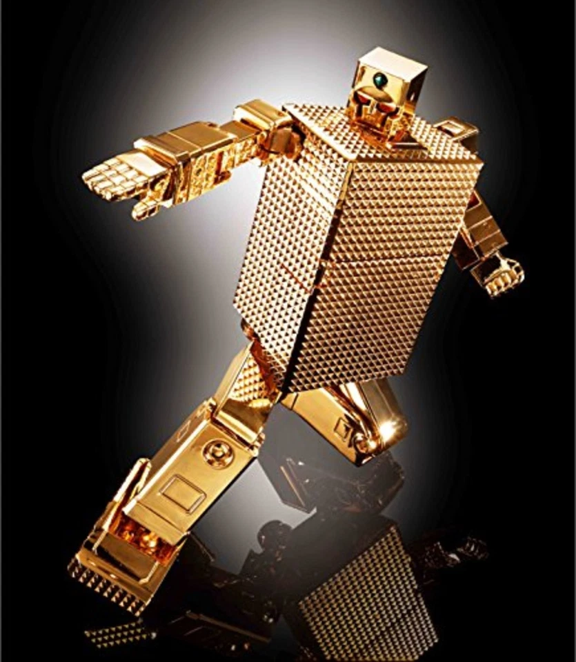 Soul of Chogokin Gold Warrior Gold Lightan GX-32R Gold Litan 24 chapado en oro Foto 3 de 4