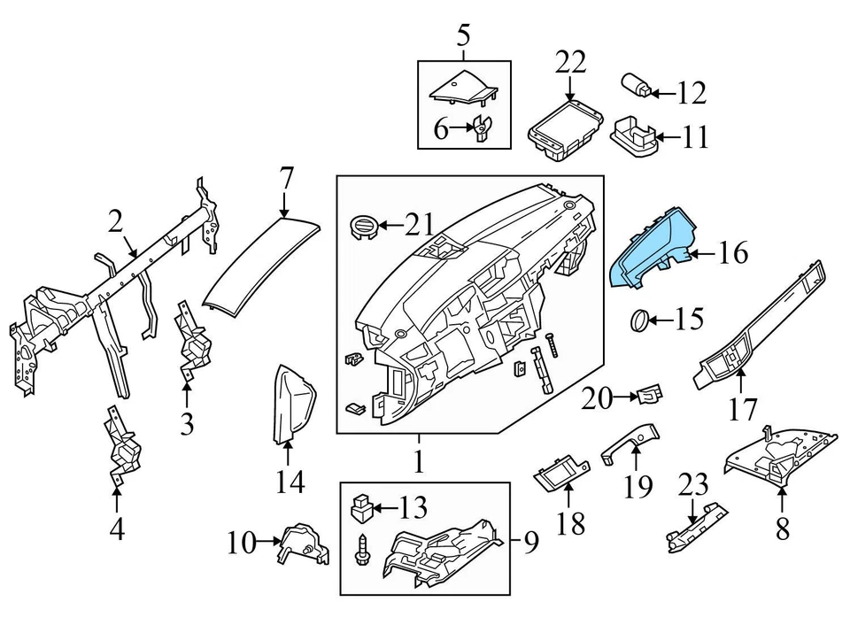 2010-2016 MERCEDES-BENZ E63 AMG - Instrument Cluster TRIM / Bezel 2126800007 - Image 3 of 4