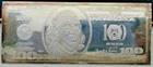 2000 The Washington Mint $100 Dollar Franklin Silver Note 4 oz .999 Fine Silver