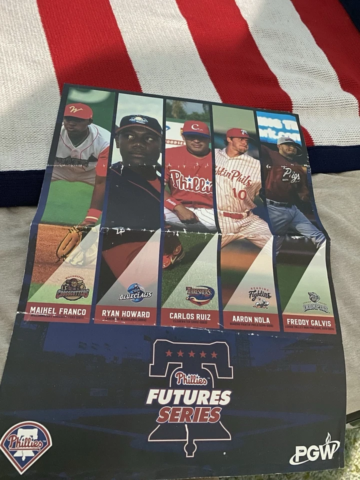 Fathead Phillies Pipeline To Philadelphia Poster 2016 with Team Decals. - Image 2 of 2