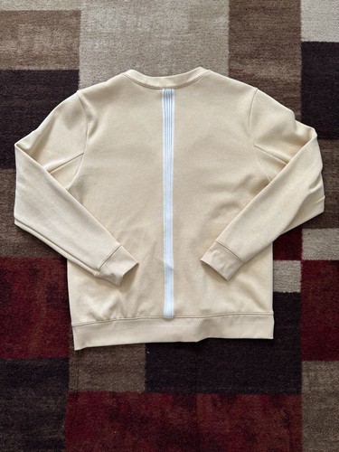 Nike Dri-Fit Golf Strickjacke Pullover Herren Größe M gelb weiß gestreift - Bild 3 von 6