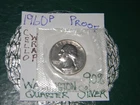 1960-P Uncirculated Silver {PROOF} Washington Quarter, Philly Mint-CELLO WRAP !