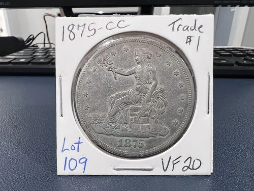 1875-CC $1 Trade Dollar Carson City (EGE)