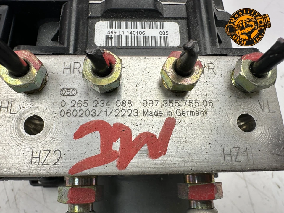 Módulo bomba freno antibloqueo ABS 2005-2008 PORSCHE 911 TRACCIÓN TRASERA 99735575506 OEM 36 km Foto 2 de 4