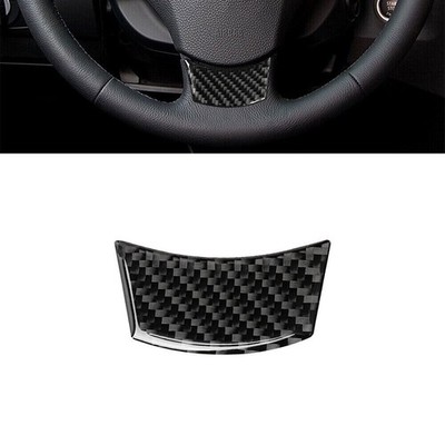 Carbon Fiber Inner Steering Wheel Panel Cover Trim For BMW 5 Series E60 2004-10