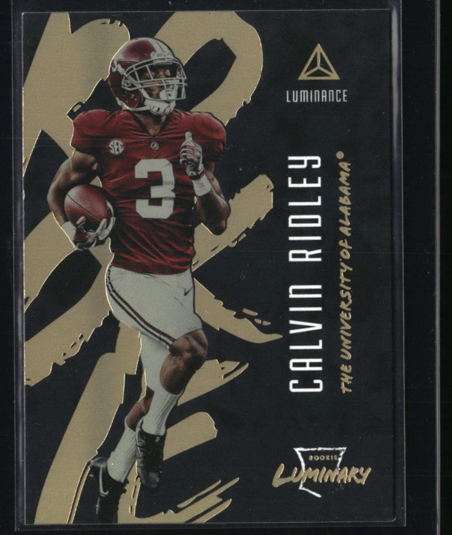2018 Panini Luminance Calvin Ridley #3 Luminary RC Alabama Crimson Tide