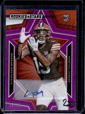 2023 Panini Rookies & Stars Cedric Tillman Signatures RC Purple Auto #/25 Browns