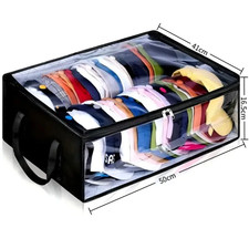 Collapsible Baseball Cap Storage Box, Large Capacity Multifunctional Hat Bag, Ca