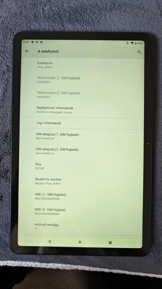 Alldocube iPlay 40 Pro 10.4" android tablet 8GB Ram 256GB - Image 3 of 4