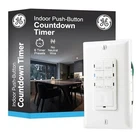 GE Push-Button in-Wall Countdown Timer (Pack of 1) 4 Hour Countdown Timer