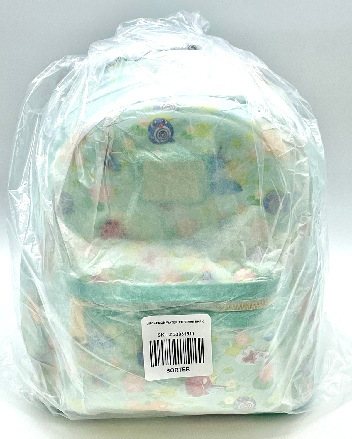 Loungefly x Pokémon Water Type Lily Pad All Over AOP Print Mini Backpack NWT image 2