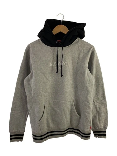 Sweat à capuche Supreme LOGO CLASSIQUE SWEAT À CAPUCHE M COTON gris occasion