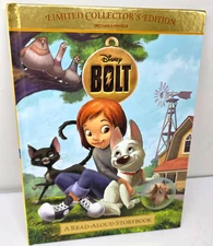 Disney Bolt Limited Collectors Edition HC Book W/ Poster A Read Aloud Storybook