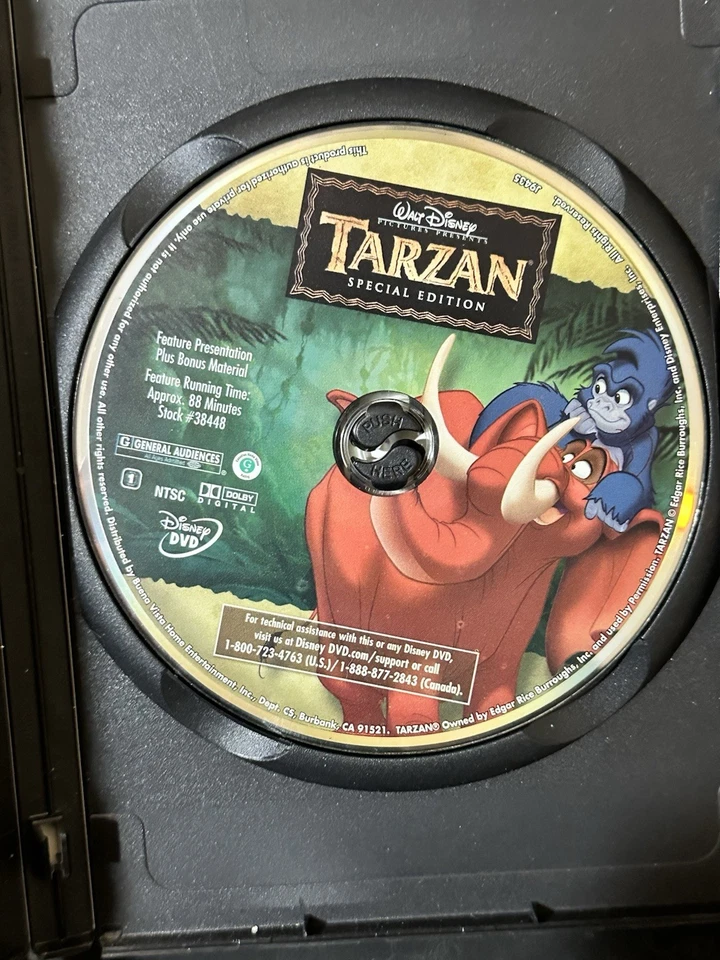 Tarzan Collector's Edition DVD Walt Disney Studios Special Features - Image 3 of 3