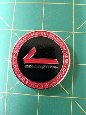 VERIZON Challenge Coin Cyber Defense Insider Threat Countermeasures Hacking IT