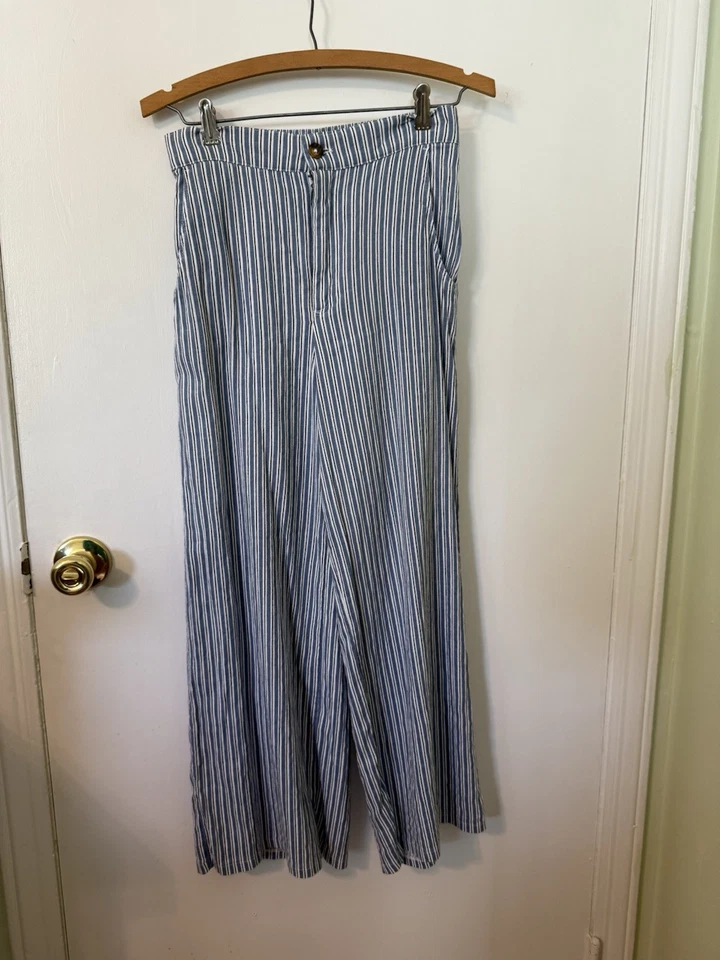 Hollister Juego Mezcla Lino Azul Rayas Pequeño Foto 4 de 4