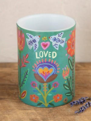 Natural Life Loved Flameless Candle Scented Candle