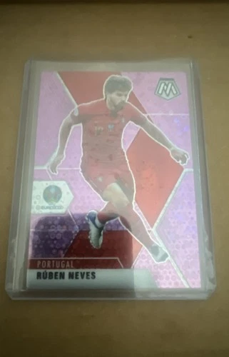 2021 Panini Mosaic UEFA Euro 2020 - Ruben Neves #152 Purple Circles Prizm 06/49