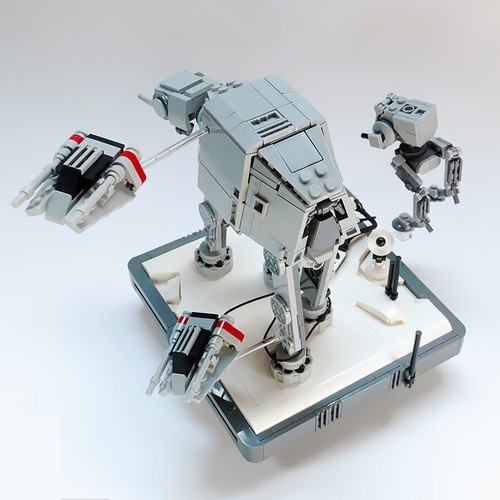 MOC: Battle on Hoth Mini Diorama 662 Pieces Iconic Movie Scene Creative Toys - Picture 4 of 5