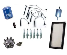 Tune Up Kit Distributor Cap Plugs for Nissan Xterra 3.3 2000 2004 Natural Aspir