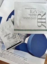 ReVive Masque Des Yeux Instant De-Puffing Gel Eye Mask 1 Pair + Renewal Night 2g