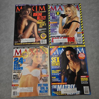 Maxim Magazine 2003  Lot of 4 Issues Feb, March, April & May
