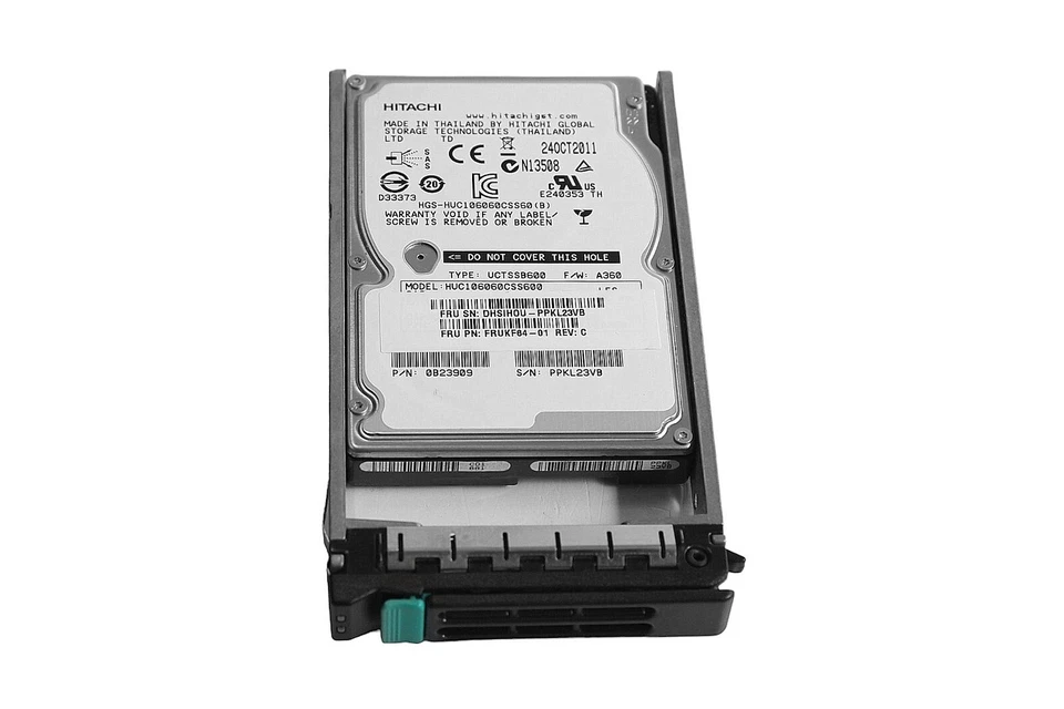 Hitachi HGS HUC106060CSS600 HDD SAS Festplatte 2.5" 600GB /  D37158-002