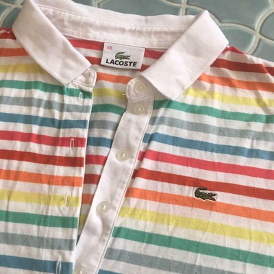 polo lacoste colorida